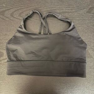 lululemon athletica Energy Longline Black Sports Bra